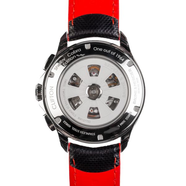 Montre Baume et Mercier Clifton Club Shelby Cobra automatique 44 mm Full Set 2018
