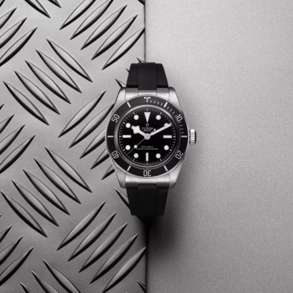Montre Tudor Black Bay METAS lunette acier disque bleu mat automatique cadran noir bracelet caoutchouc noir 41 mm M7941A1A0NU-00