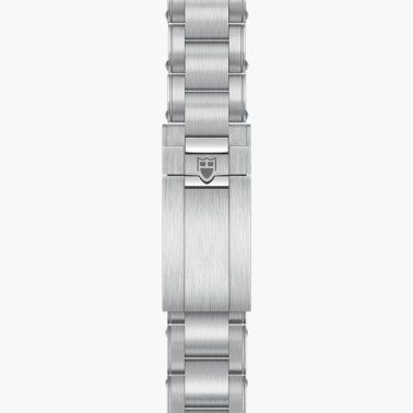 Tudor Black Bay 58 GMT automatic watch black and burgundy bezel black dial three-mesh steel bracelet 39 mm