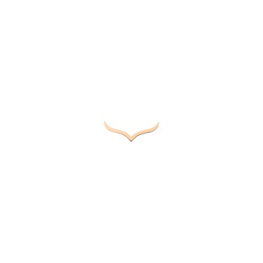 Boucle d'oreille Ginette NY Wise en or rose