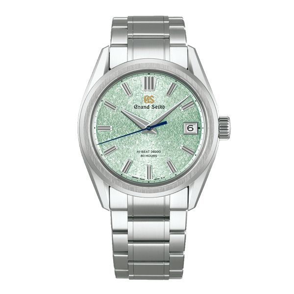 Grand Seiko Evolution 9 "Genbi Valley" Hi-Beats automatic green dial steel bracelet 40 mm