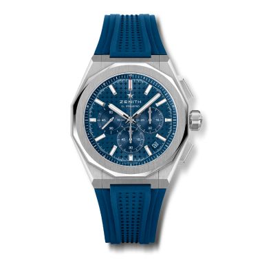 Zenith Defy Skyline Chronographe El-Primero automatic blue dial steel bracelet 41 mm