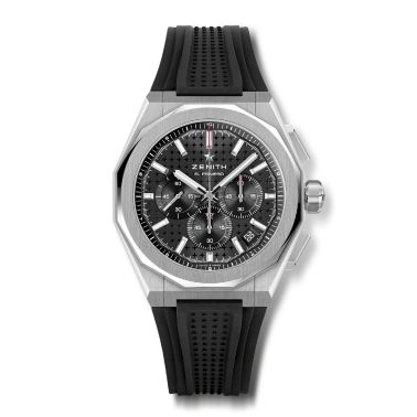 Montre Zenith Defy Skyline Chronographe El-Primero automatique cadran noir bracelet acier 42 mm
