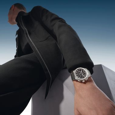 Montre Zenith Defy Skyline Chronographe El-Primero automatique cadran noir bracelet acier 42 mm