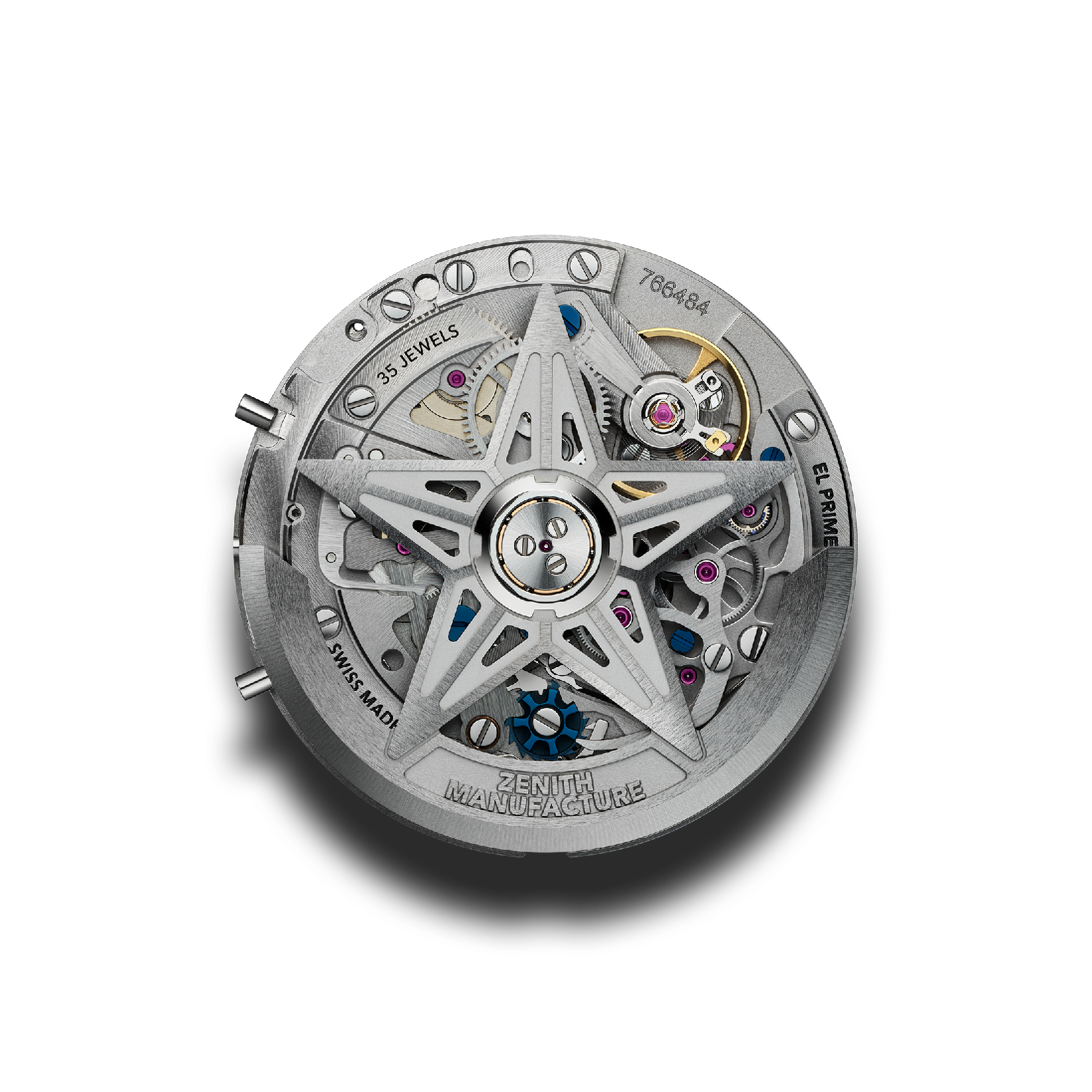 Montre Zenith Defy Skyline Chronographe El-Primero automatique cadran noir bracelet acier 42 mm
