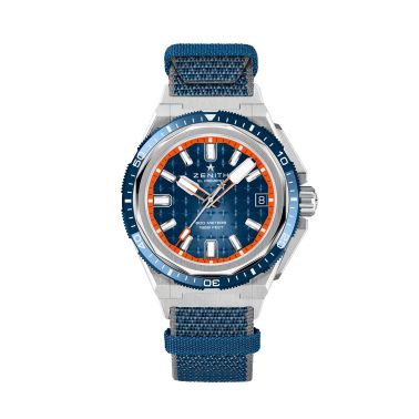 Zenith Defy Extreme Diver El-Primero automatic blue dial titanium bracelet 42,5 mm