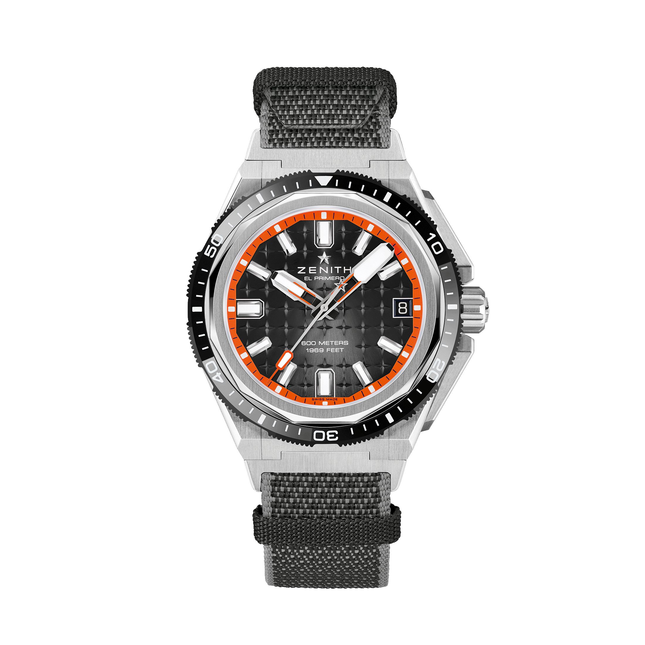 Zenith Defy Extreme Diver El-Primero automatic black dial titanium bracelet 42,5 mm