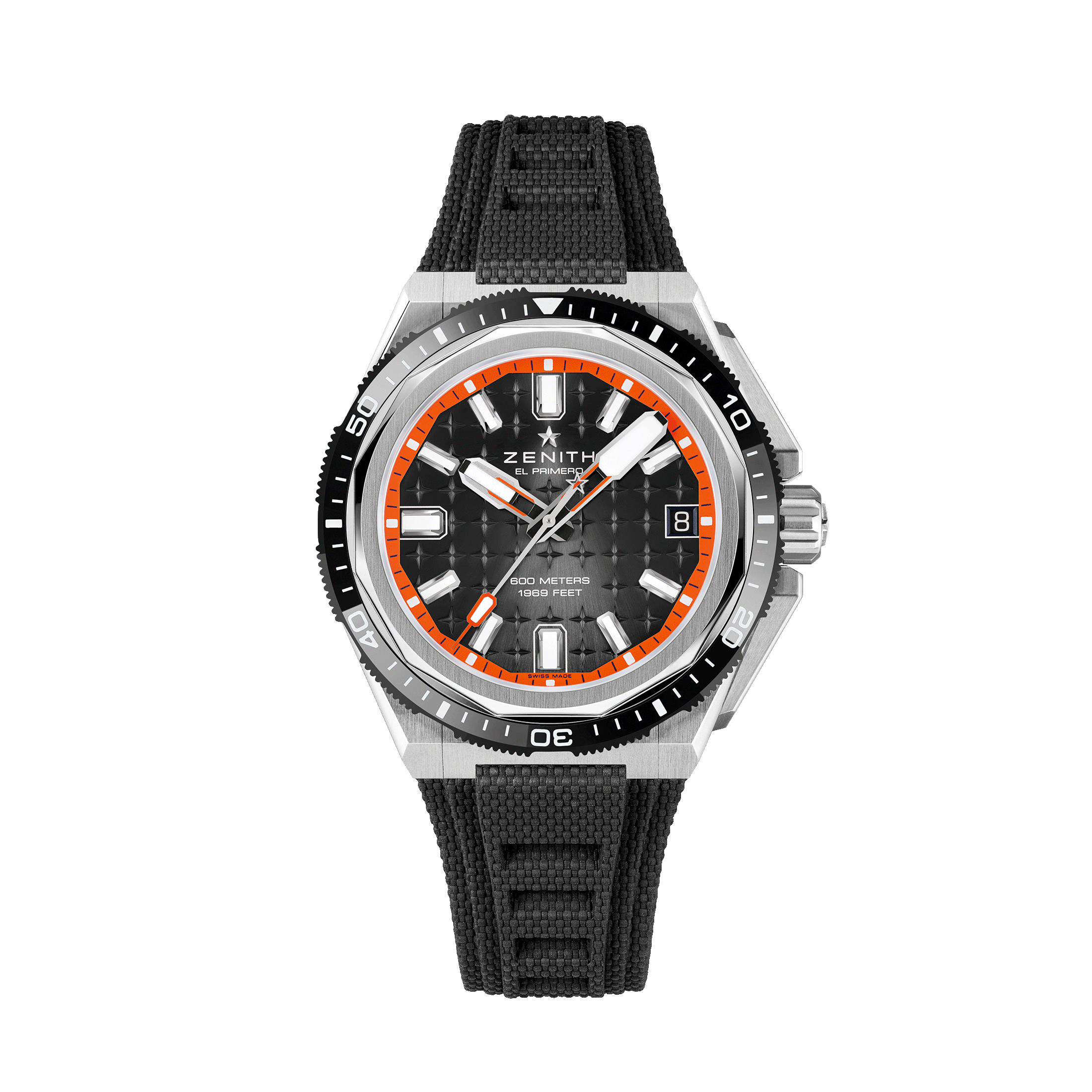 Zenith Defy Extreme Diver El-Primero automatic black dial titanium bracelet 42,5 mm