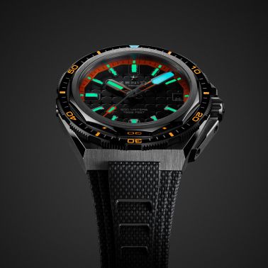 Zenith Defy Extreme Diver El-Primero automatic black dial titanium bracelet 42,5 mm