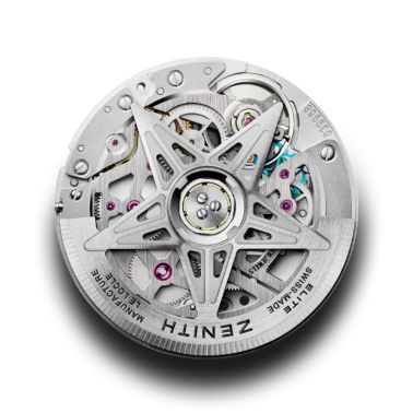 Montre Zenith Defy Revival A3648 automatique cadran noir bracelet acier 37 mm