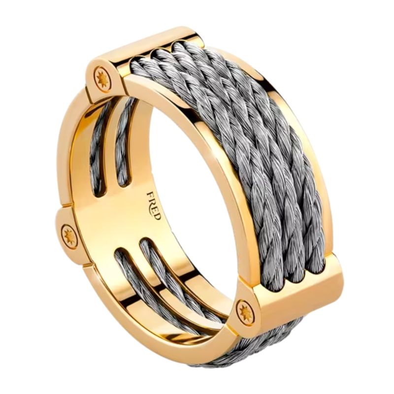 FRED Force 10 Winch LM ring in yellow steel gold