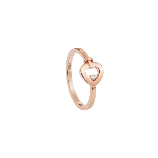 Bague Fred Pretty Woman Mini modèle en or rose et diamant