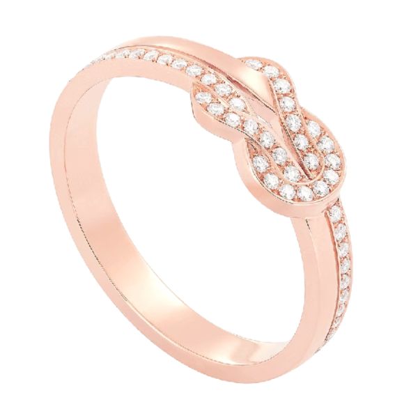 Fred Chance Infinie ring in 18k rose gold and diamonds