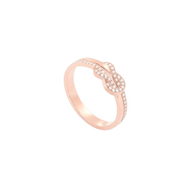 Bague Fred Chance Infinie en or rose et diamants