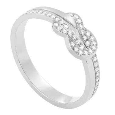 Bague Fred Chance Infinie en or blanc et diamants