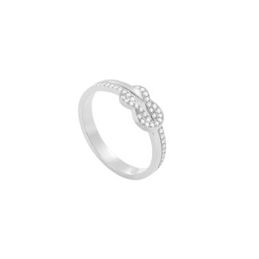 Fred Chance Infinie ring in 18k white gold and diamonds