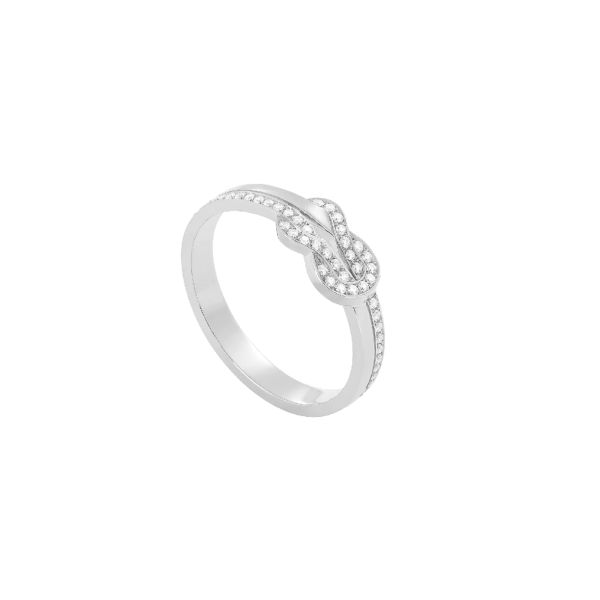 Fred Chance Infinie ring in 18k white gold and diamonds