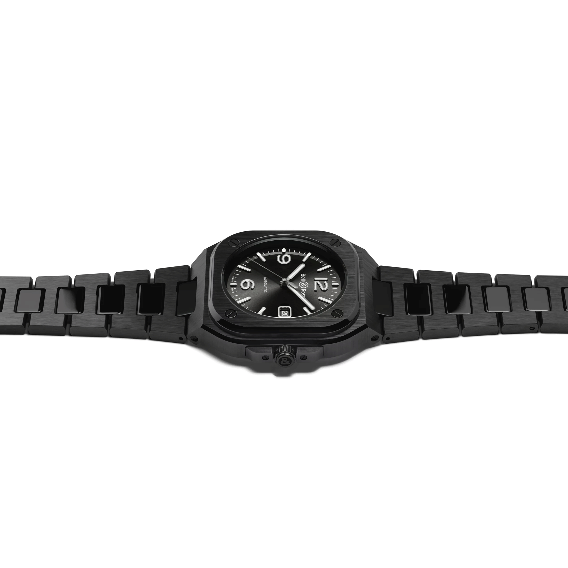 Montre Bell & Ross BR 05 Black Ceramic automatique cadran noir bracelet céramique 41 mm