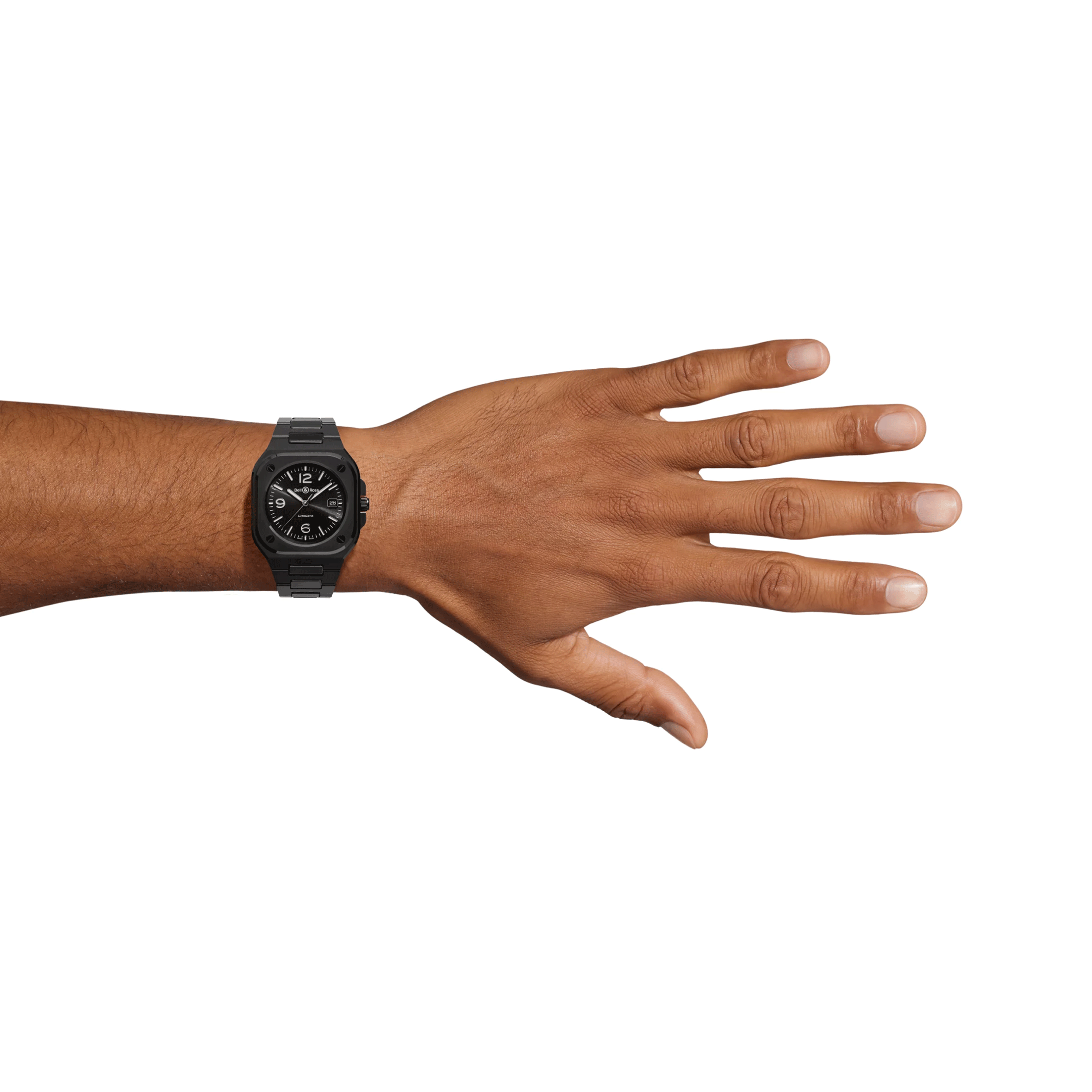 Montre Bell & Ross BR 05 Black Ceramic automatique cadran noir bracelet céramique 41 mm