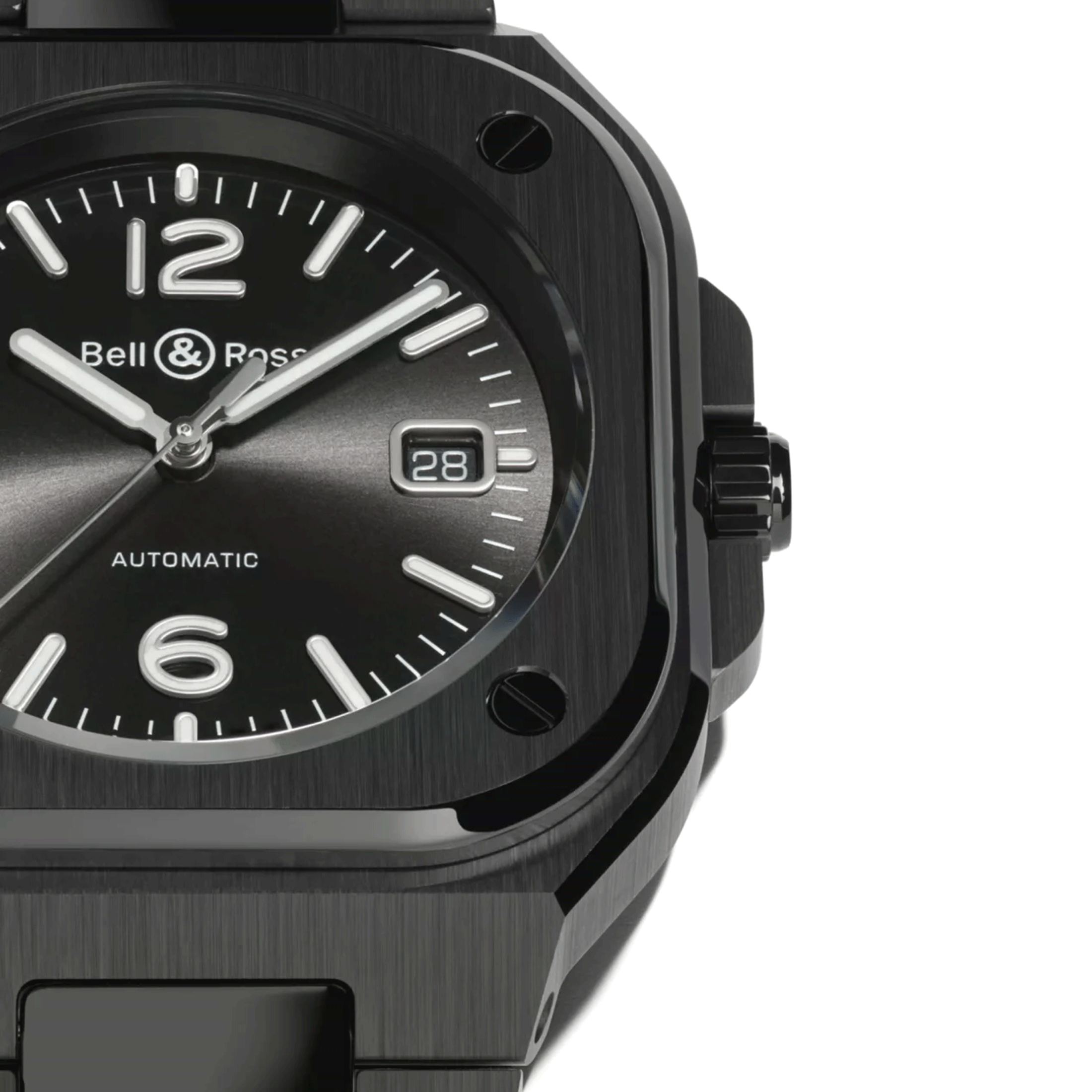 Montre Bell & Ross BR 05 Black Ceramic automatique cadran noir bracelet céramique 41 mm