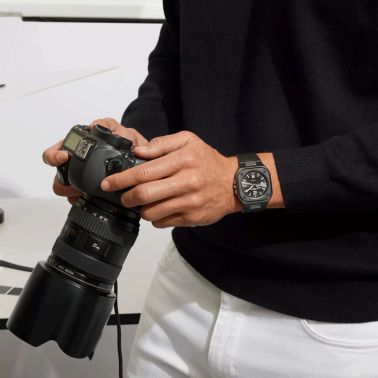 Bell & Ross BR 05 Black Ceramic automatic black dial rubber strap 41 mm