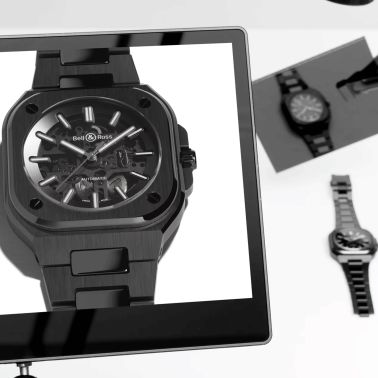 Bell & Ross BR 05 Skeleton Black Ceramic automatic black dial ceramic bracelet 41 mm