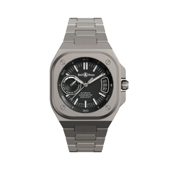 Montre Bell & Ross BR-X5 Black Titanium automatique cadran noir bracelet titane 41 mm