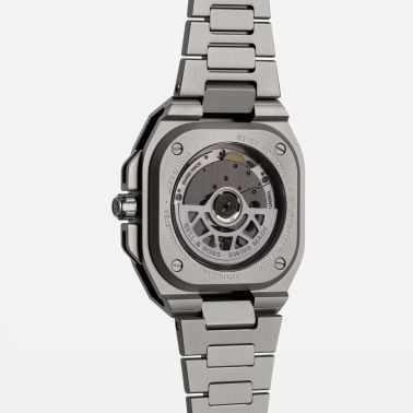 Montre Bell & Ross BR-X5 Black Titanium automatique cadran noir bracelet titane 41 mm