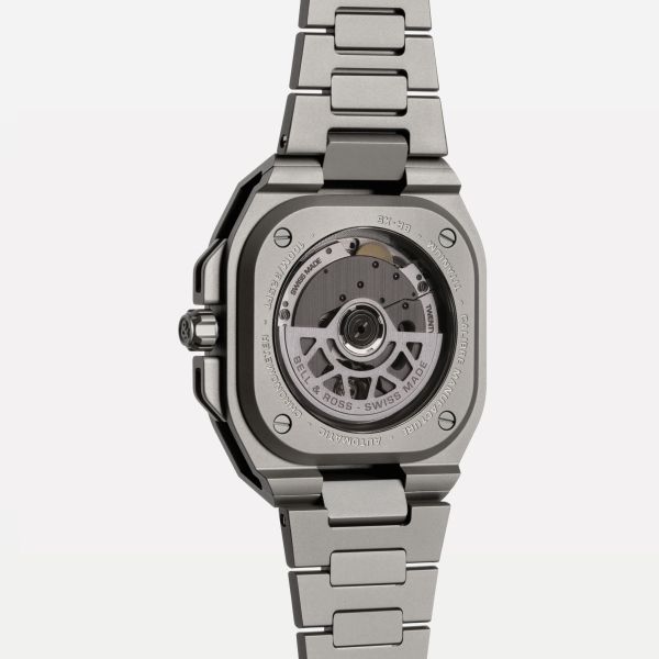 Montre Bell & Ross BR-X5 Black Titanium automatique cadran noir bracelet titane 41 mm