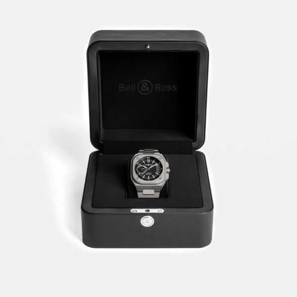Montre Bell & Ross BR-X5 Black Titanium automatique cadran noir bracelet titane 41 mm