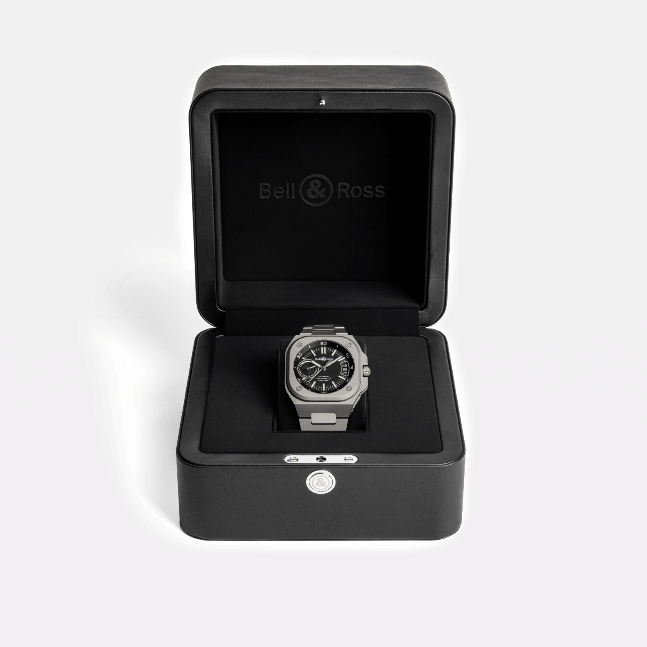 Montre Bell & Ross BR-X5 Black Titanium automatique cadran noir bracelet titane 41 mm