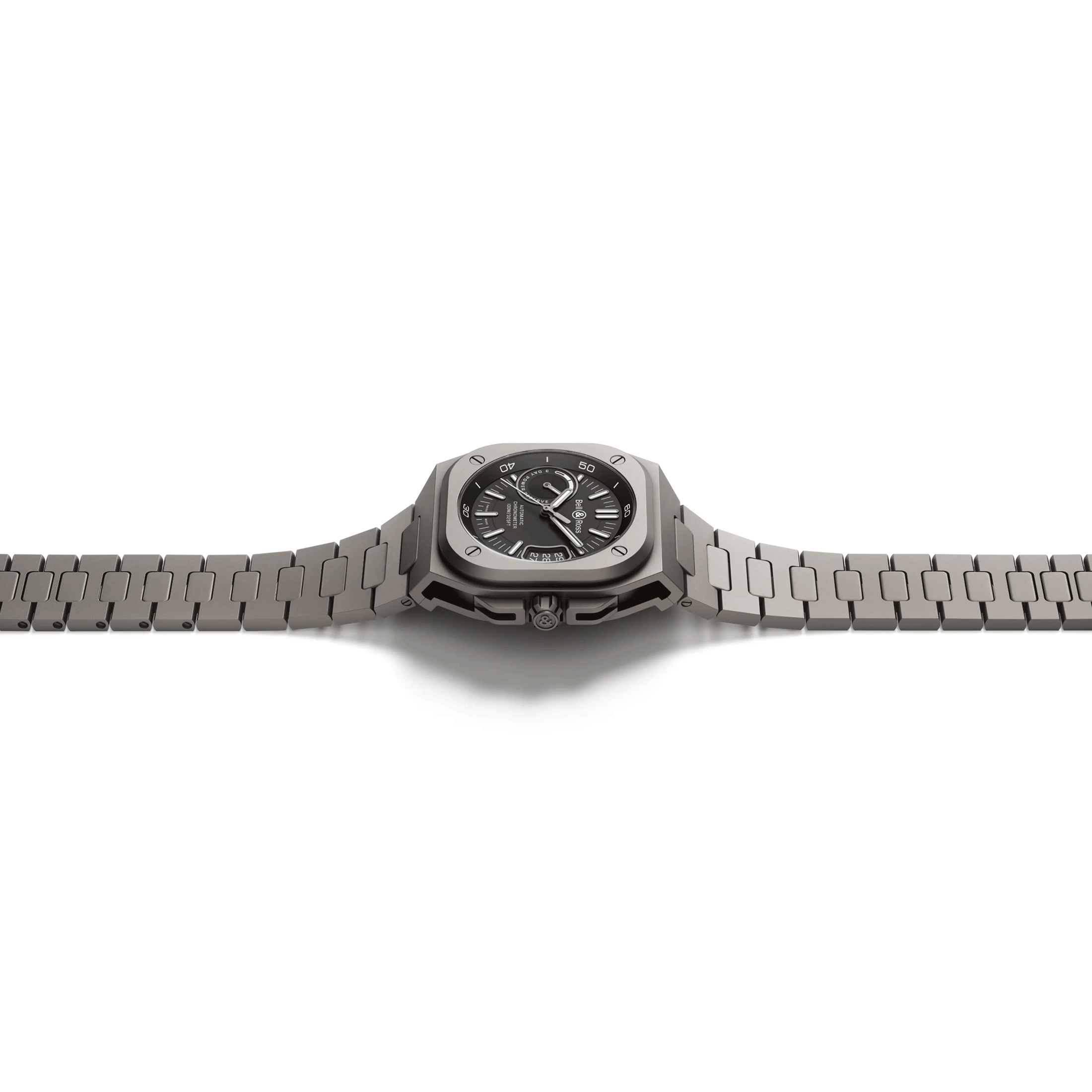 Montre Bell & Ross BR-X5 Black Titanium automatique cadran noir bracelet titane 41 mm
