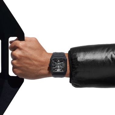 Bell & Ross BR 03 Cyber Ceramic automatic rubber strap 42 mm