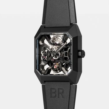 Montre Bell & Ross BR 03 Cyber Ceramic automatique bracelet caoutchouc 42 mm