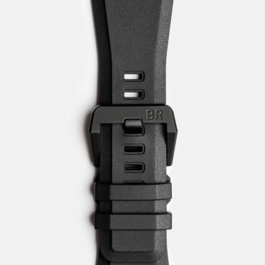 Montre Bell & Ross BR 03 Cyber Ceramic automatique bracelet caoutchouc 42 mm