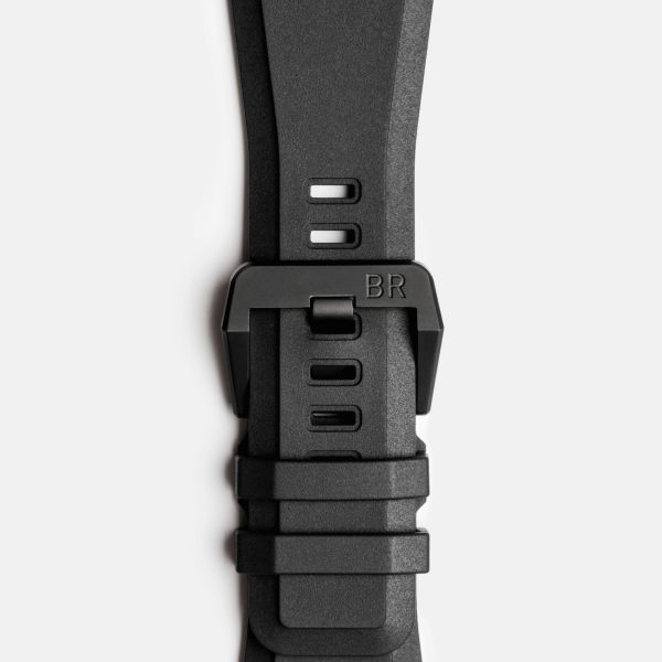 Montre Bell & Ross BR 03 Cyber Ceramic automatique bracelet caoutchouc 42 mm