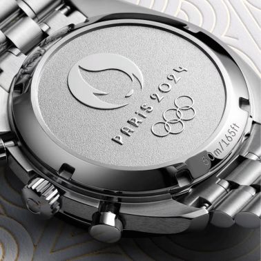 Omega Speedmaster Chronoscope "Paris 2024" Olympic Games Mechanical Chronograph silver dial steel bracelet 43 mm