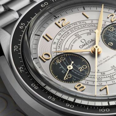 Omega Speedmaster Chronoscope "Paris 2024" Olympic Games Mechanical Chronograph silver dial steel bracelet 43 mm