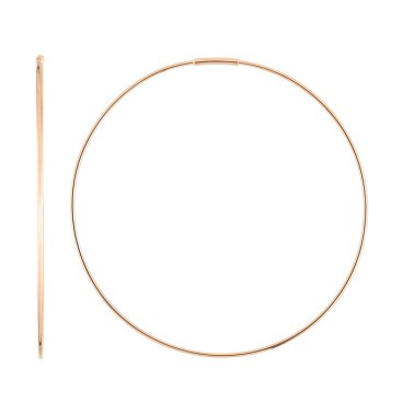 Créoles Ginette NY Jumbo Circles en or rose