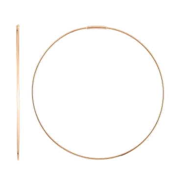 Créoles Ginette NY Jumbo Circles en or rose