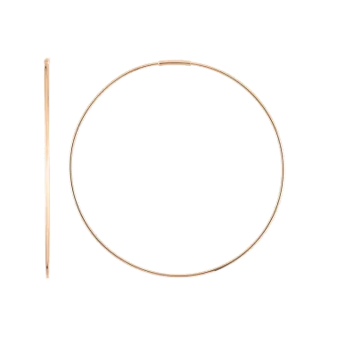 Créoles Ginette NY Jumbo Circles en or rose