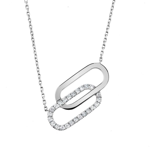 Collier So Shocking Tandem en or blanc et diamants