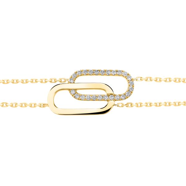 Bracelet So Shocking Tandem en or jaune et diamants