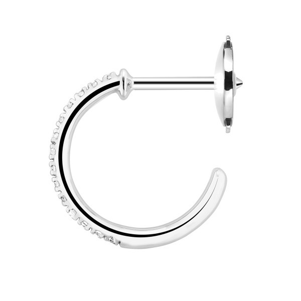 Boucles d'oreilles Demoiselle en or blanc diamants