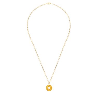 dinh van Pi necklace 14 mm in yellow gold