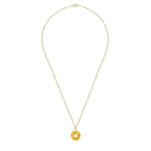 dinh van Pi necklace 14 mm in yellow gold