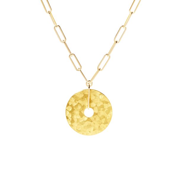 dinh van Pi necklace 14 mm in yellow gold