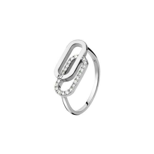 So Shocking Tandem ring in white gold and diamonds