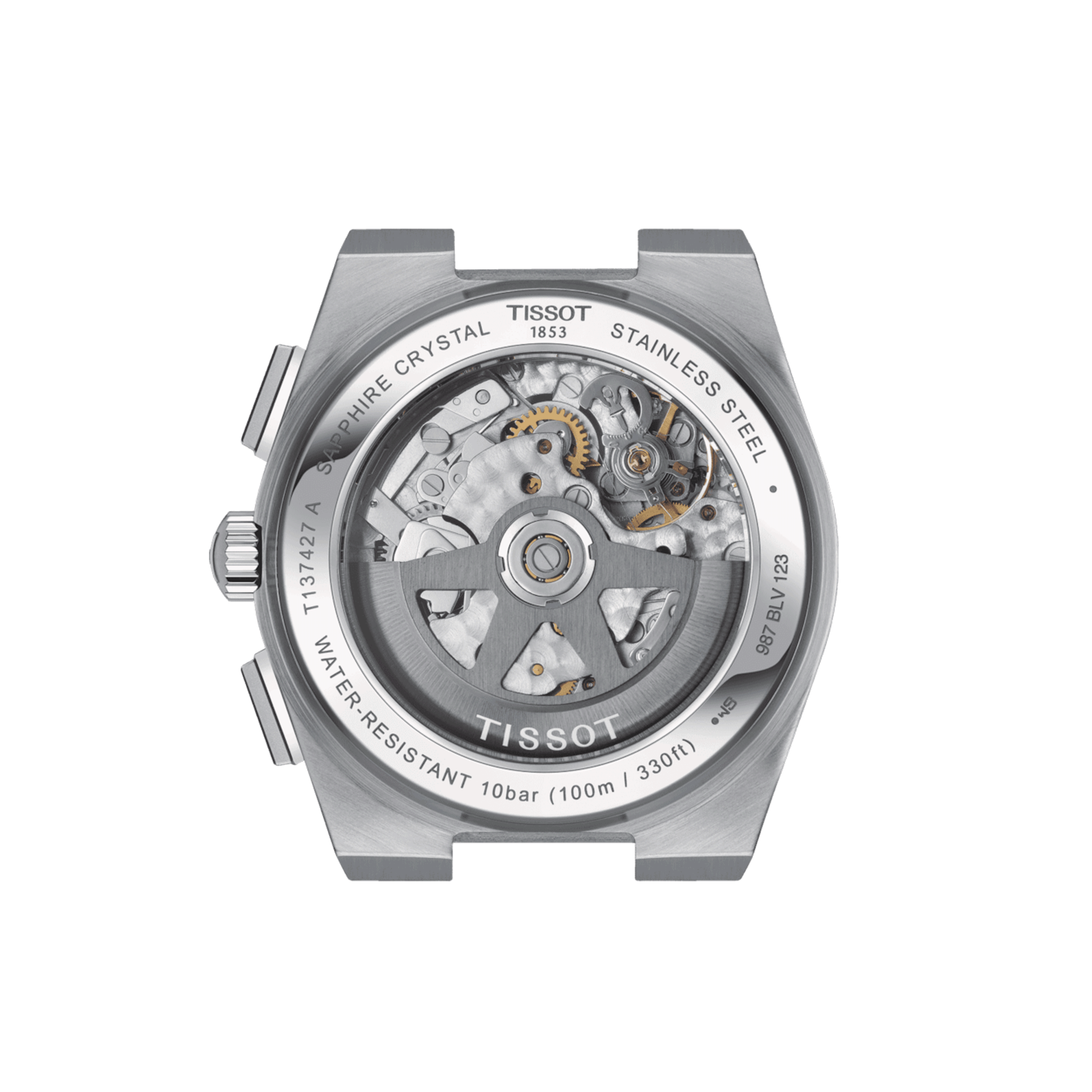 Montre Tissot PRX Chronographe automatique cadran vert bracelet acier 42 mm T137.427.11.091.00