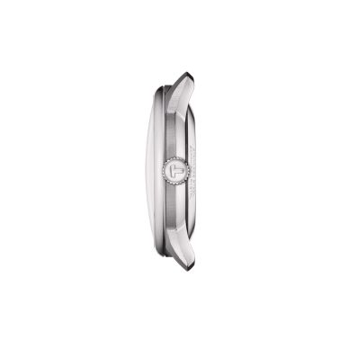 Montre Tissot T-Classic Chemin des Tourelles Squelette automatique cadran ivoire bracelet cuir vert 39 mm T139.836.16.261.00